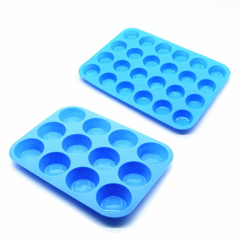 Reusable Silicone Cupcake Baking Pan Bpa Free Cupcake Silicone Molder Non Sticky 12 Cup Silicone Muffin Pan
