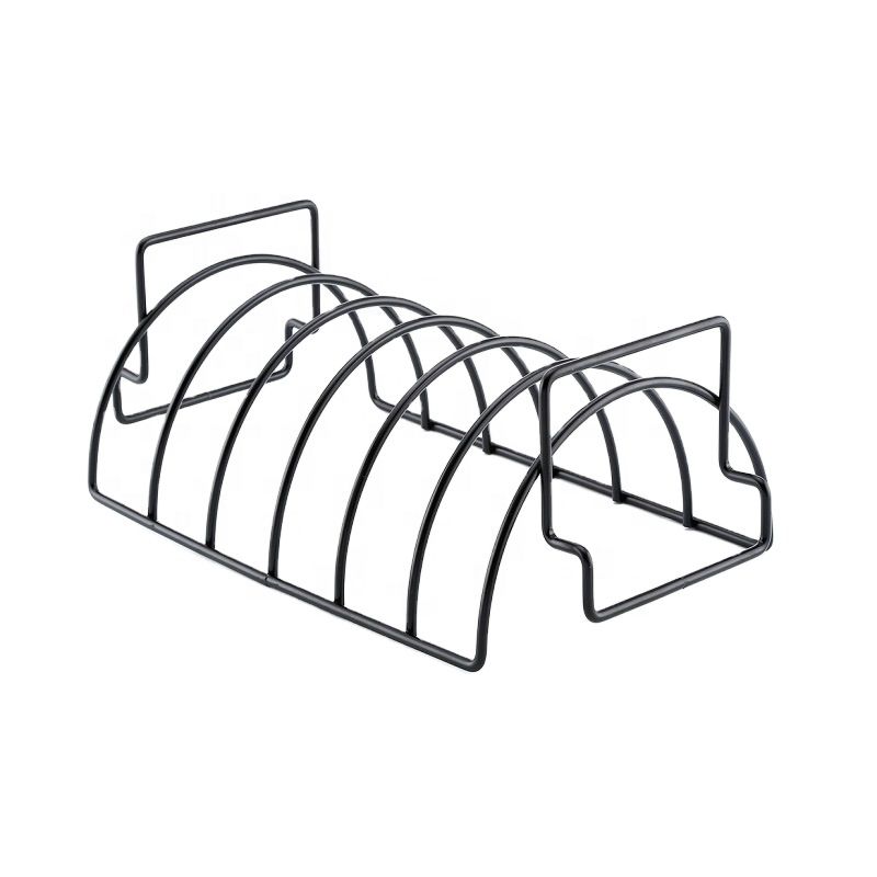 Rib Rack for Grilling 14 Inch Nonstick Bbq Grill Rib Rack