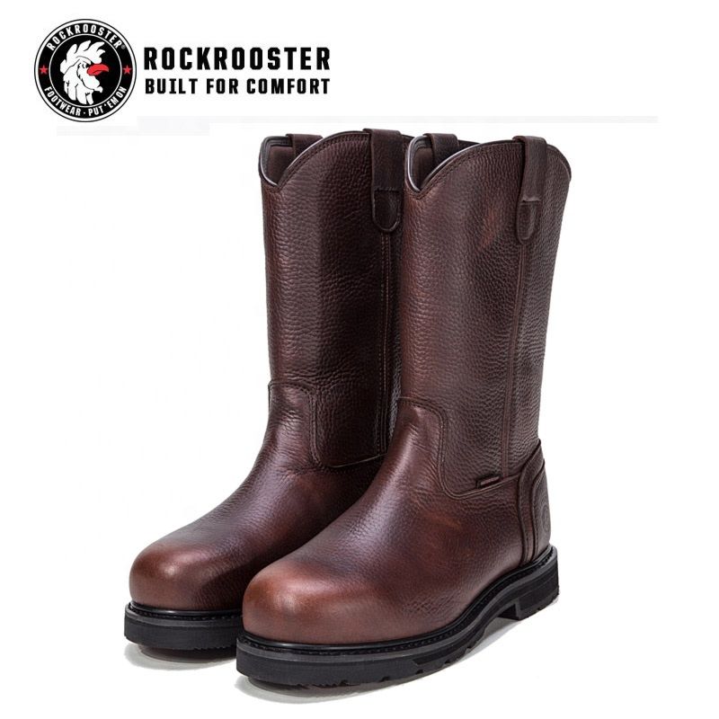 Rockrooster Ap Series Men's Pull on Boots Steel Toecap Original Rockrooster Ap860