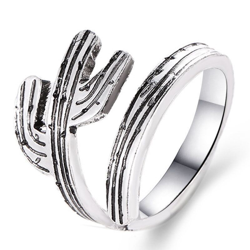 Saguaro Open Ring Accessories Fast Sell Alloy Open Ring Cactus Ring Manufacturers