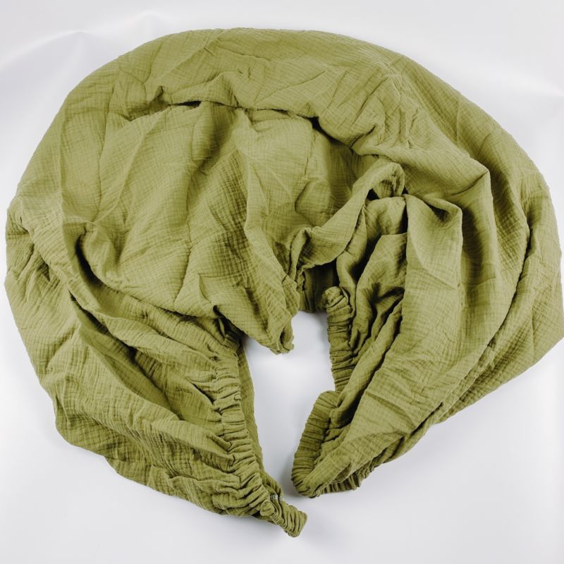 Sales 100% Organic Cotton Muslin Baby Fitted Crib Sheet