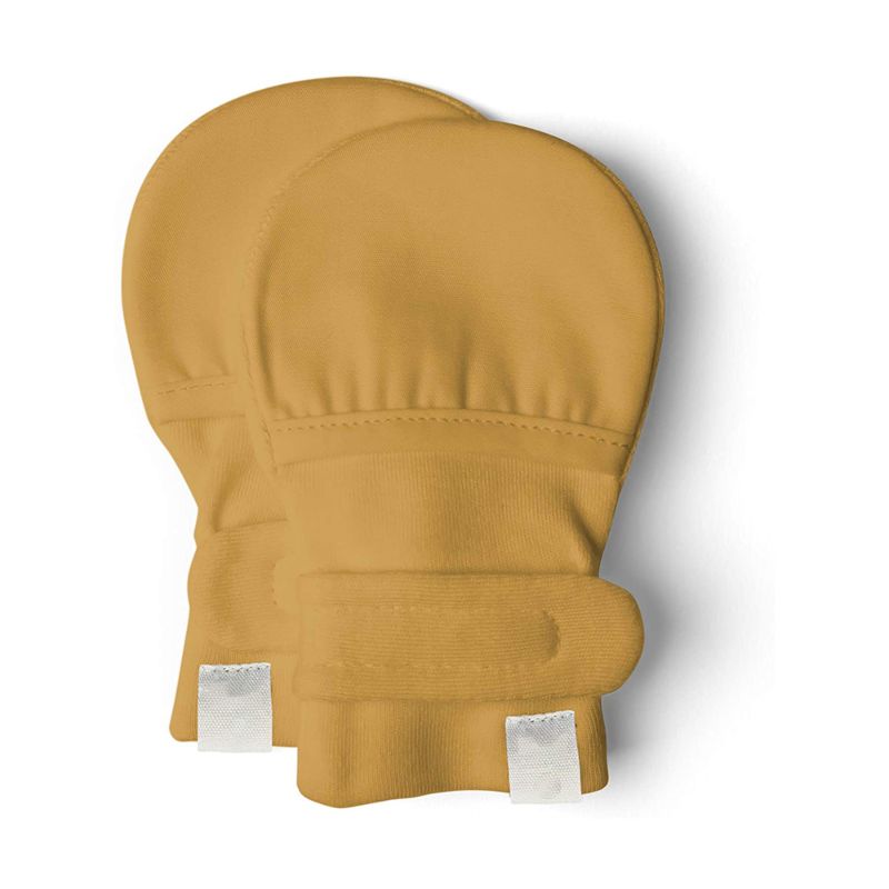 Scratch Free Baby Mittens, Organic Soft Stay on Unisex Mittens