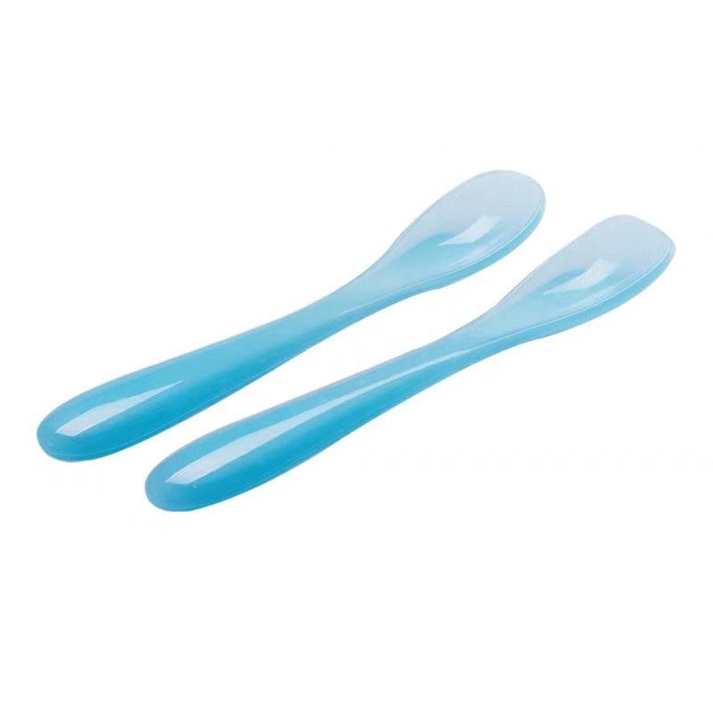 Set of 2 Safe Feeding Silicone Baby Spoon