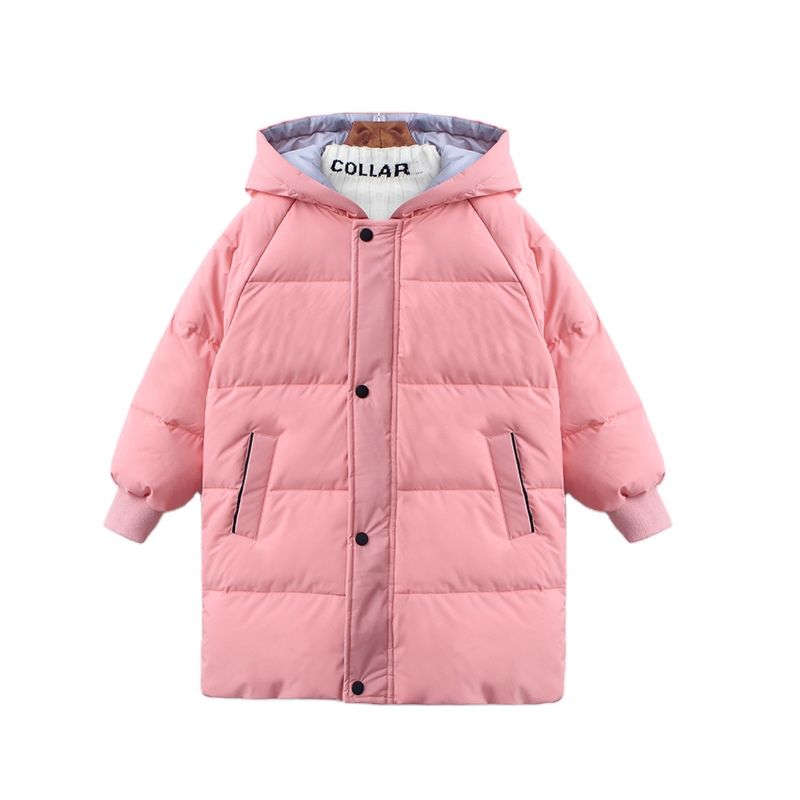 Simple Medium and Long down Jacket Garment Kids Clothing Coat