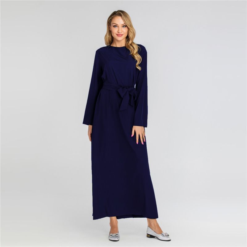 Sipo Women Muslim Abaya Maxi Dress Prayer Clothing Islamic Hijab Abaya in All Colors Maxi Dress