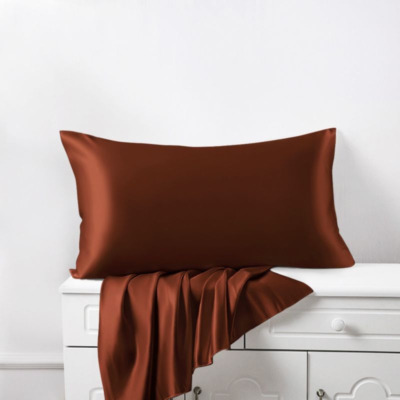 Size 100% Pure Mulberry Silk Pillowcase Envelope Style Support Add Logo Plain Pillow Case