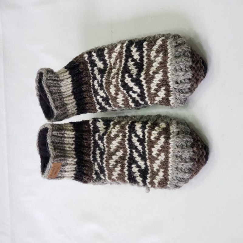 Socks Shoes Men Hand Knitted Women Indoor Slipper Shoes Socks Wool Hand Made in Nepal