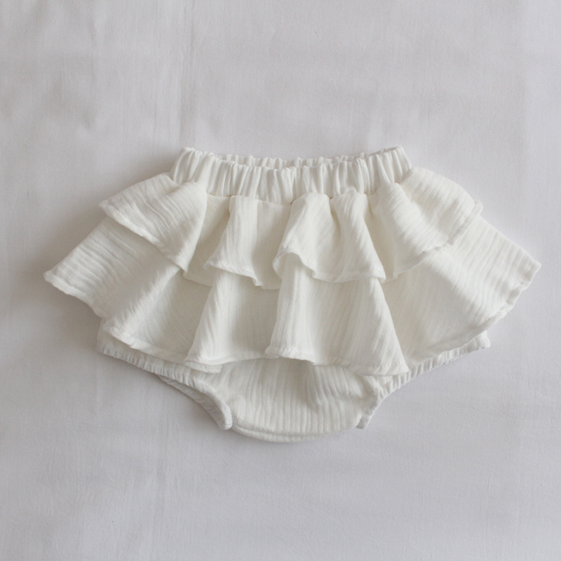 Soft Casual Infant Clothes Linen Cotton Baby Bloomers