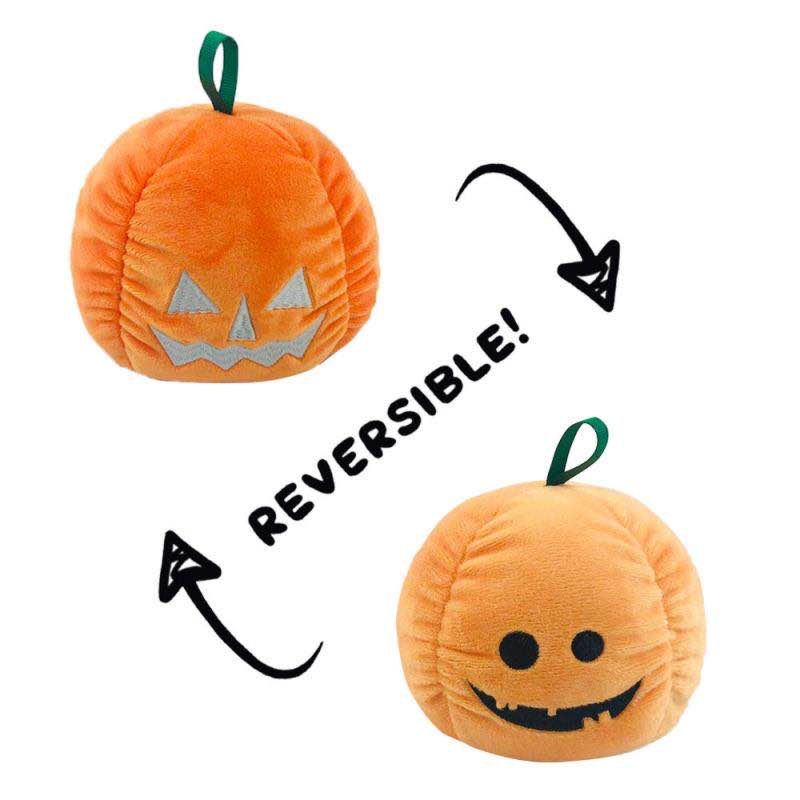 custom soft stuffed Halloween toys reversible pumpkin plush toy
