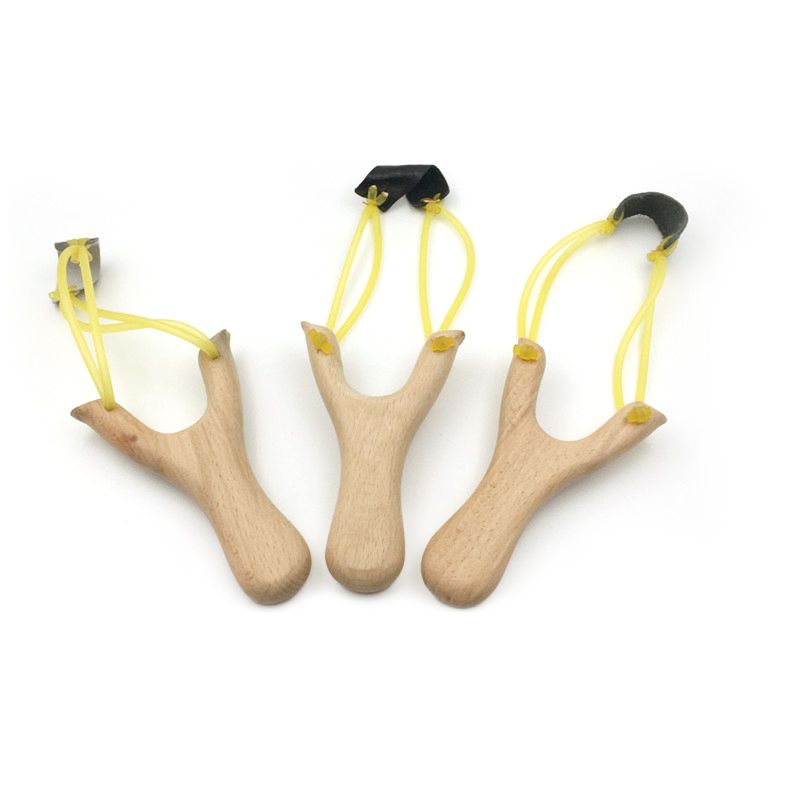 Solid Wooden Slingshot Toys Hunting Slingshot for Catapult Game/Outdoor/Hunting for Kids/Children/Adult