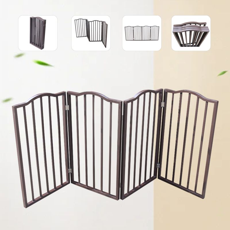 Spot Goods in Us Warehouse-Drop Shipping Pet Gate Dog Gate for Doorways Stairs Folding Other Pet Products Dog Gates