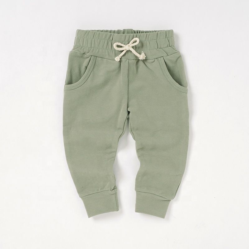 Spring and Autumn Knitted Baby Pants Legging Girls Organic Cotton