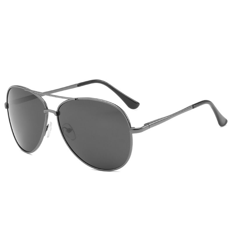 Stock Sun Glasses Uv 400 Mens Retro Metal Vintage Driving Finishing Polarized Sunglasses with Case