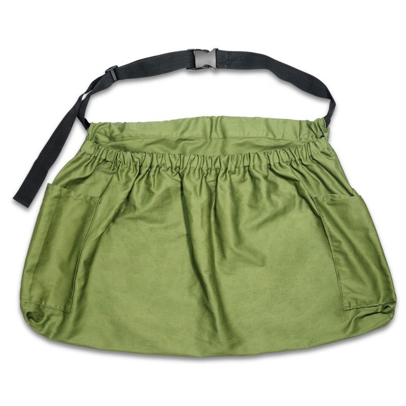 Storage Pocket Bag Egg Gathering Apron Fruit Vegetable Harvest Apron Garden Fruit Picking Apron Waist