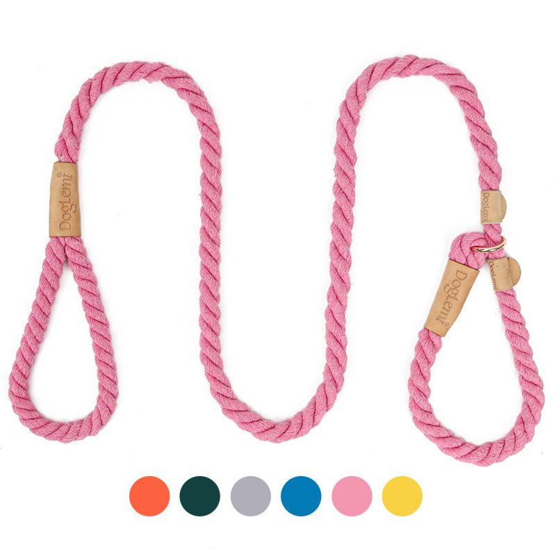 Strong Heavy Training Lead Cotton Dog Leash Braided Rope Leash for Pet