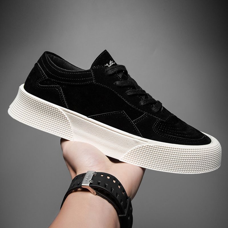Style Breathable Durable Leather Shoes Men Casual Sneaker