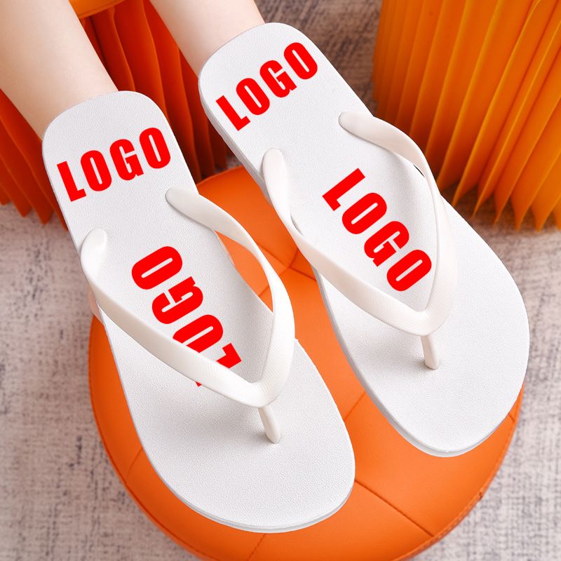 Style Flip-Flops Logo Customized Slide Mens Slide Pvc Plain Slipper Men Women's Slippers Flip Flops