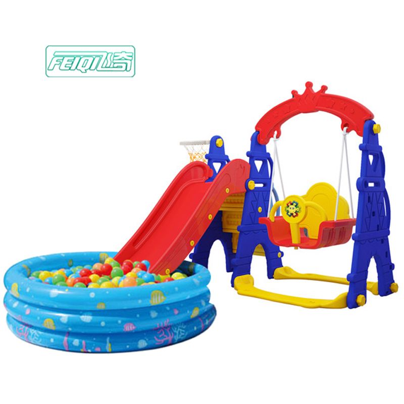 Super September Feiqitoy Live Plastic Kid Slide Swing