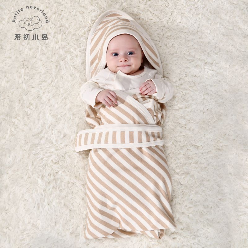 Super Soft Organic Cotton Knitted Newborn Baby Wrap Swaddle Blanket