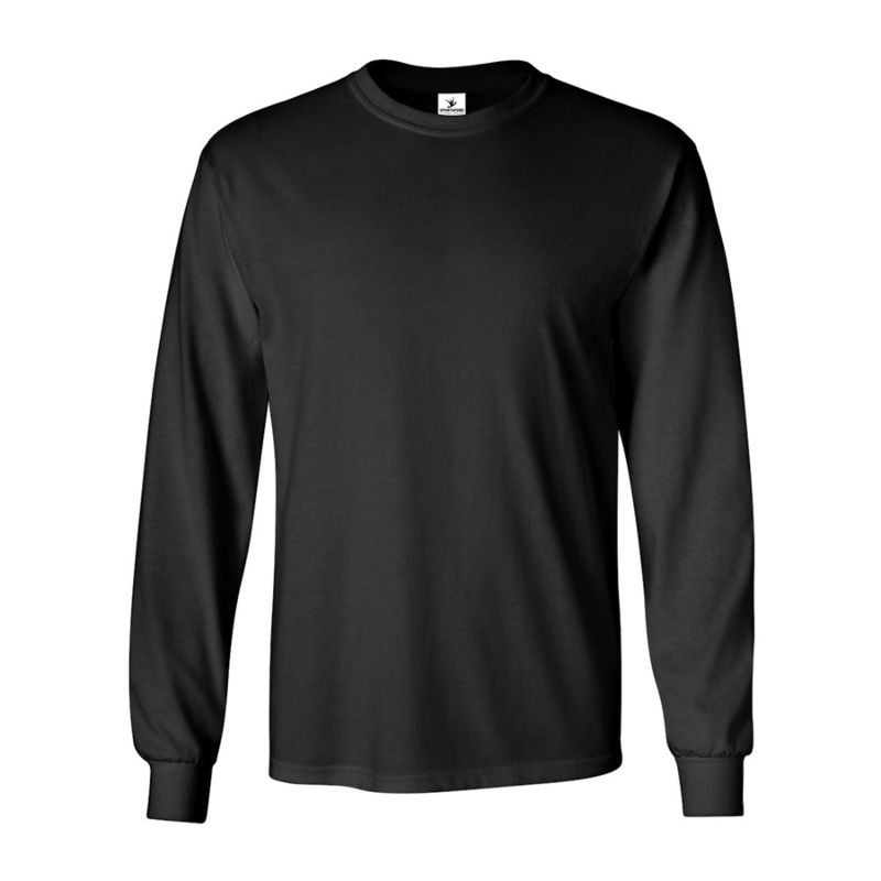 T-Shirts for Men 100% Cotton Men's Protection Outdoor Running Fishing Long Sleeve T Shirt Men Sweatshirt