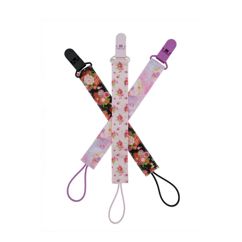 Teether Beaded Plastic Pacifier Chain Pacifier Clip