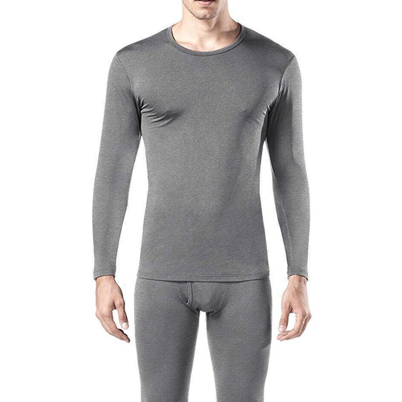 Thermal Underwear for Men Top & Bottom Set Long Johns Ultra Soft Smooth Knit