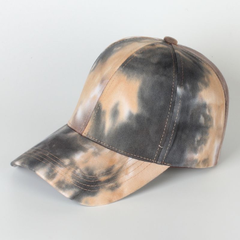 Tie Dyed Design Cotton Outdoor Sports Hats Women and Men Baseball Caps Trucker Hats