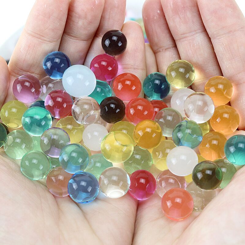 Toy Balls 90G Pearl Shaped Mud Grow Ball Kids Toy Growing Balls Toy Balls Crystal Soil Water Beads