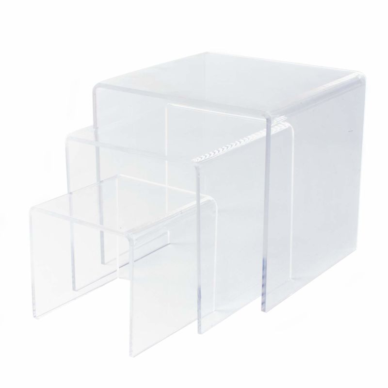 Transparent Acrylic Tubing 3-Piece Set (3 Inches,4 Inches,5 Inches)
