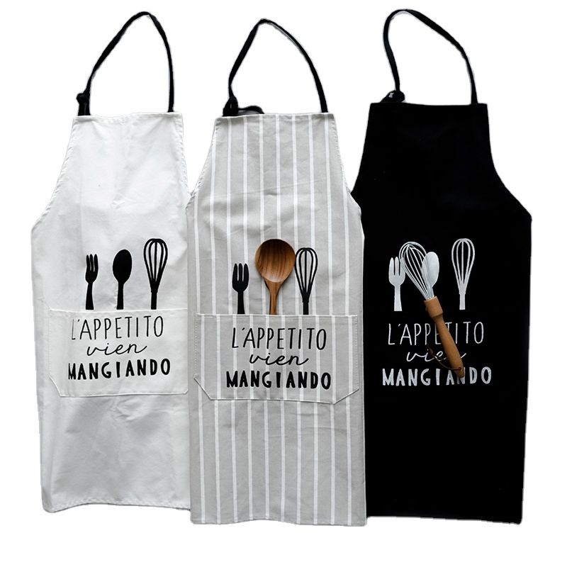 Unisex Nordic Waist Sublimation Apron Cotton Cooking Kitchen Mens Women Aprons with Good Price