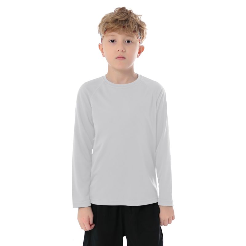Upf50+ Uv Protection Kid Rash Guard Breathable round Neck Rash Guard Rashguards