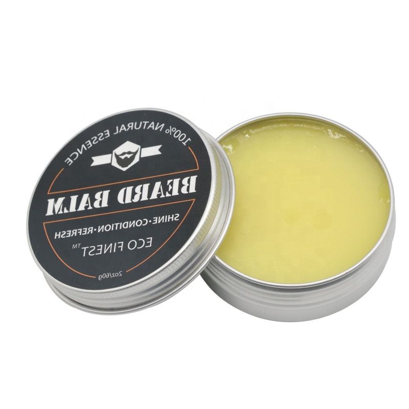 Vegan Based Beard Wax Beard Balm 30G 60G Metal Bottle Private Logo Available