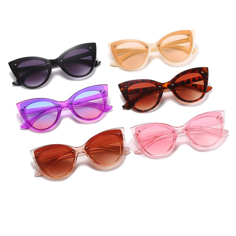 Vendors Large Superimpose Lens Frame Oversize Woman Shade Cat Eye Sunglasses