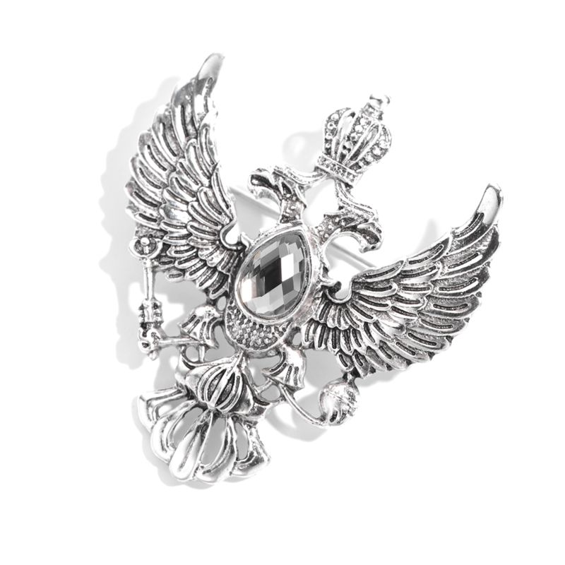 Vintage Unique Eagle Crown Gifts Crystal Most Popular Brooch Pin for Women