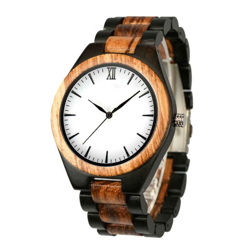 W0378 Price Oak Wood Watch In