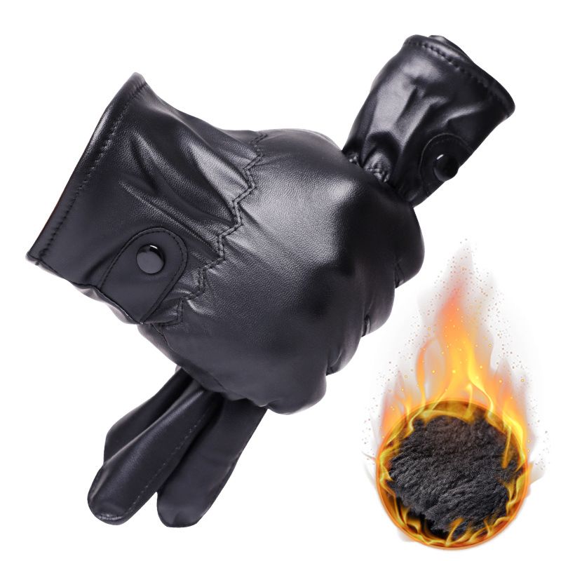 Waterproof Gloves Warm Windproof All Fingers Touch Screen Gloves for Men Outdoor Work