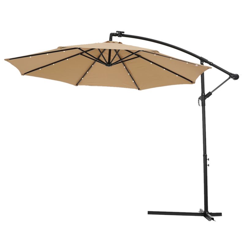 Waterproof Outdoor Garden Parasols Umbrella Furniture Square Aluminum Patio Umbrellas