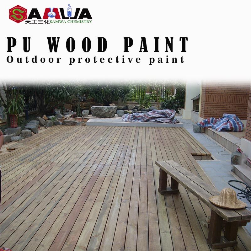 Weather-Resistant and Anti-Aging Pu Paint for Outdoor Wood Floors Furniture and Woodware Wear-Resistant for More than 10 Years