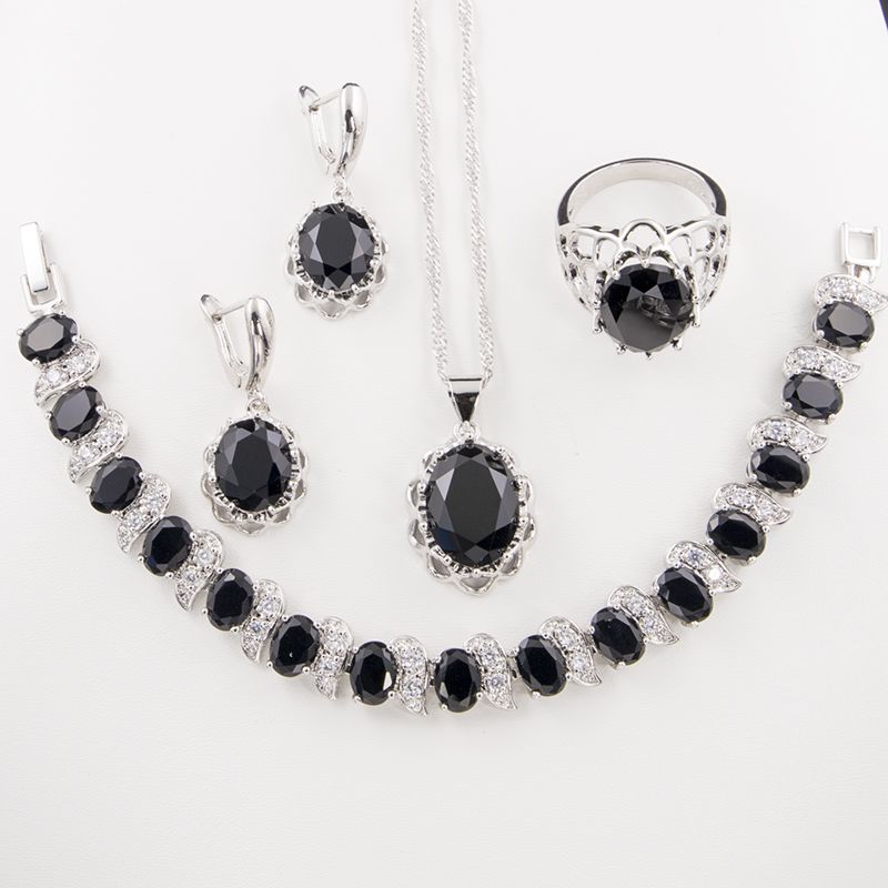 Wedding Necklace Jewelry Sets Bridal Earrings and Necklaces Set