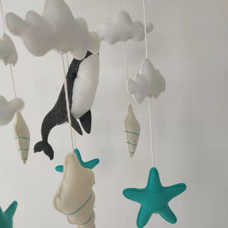 Wholesales Baby Nursery Mobile Kids Felt Ball Mobile for Kids Bedding Decoration