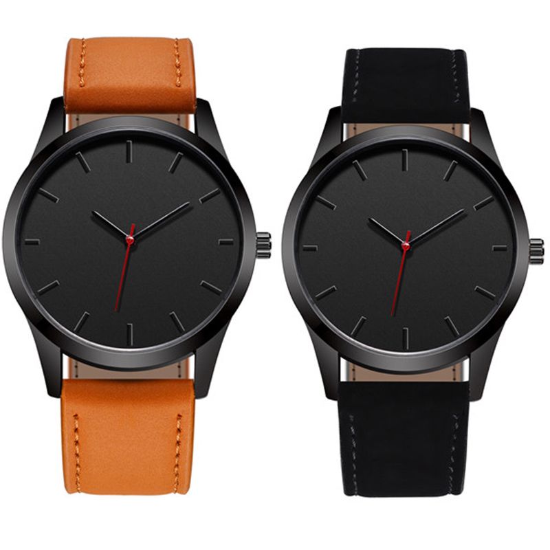 Wj-7126 Men Watch Small Watches Leather Wristwatches Men Watch