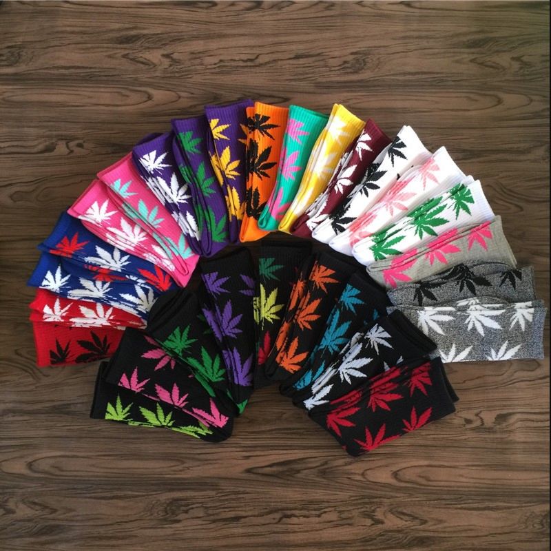 Women Men Ankle Maple Sock Hemp Meias Leaf Female Spring Autumn Skateboard Hip Hop Socks