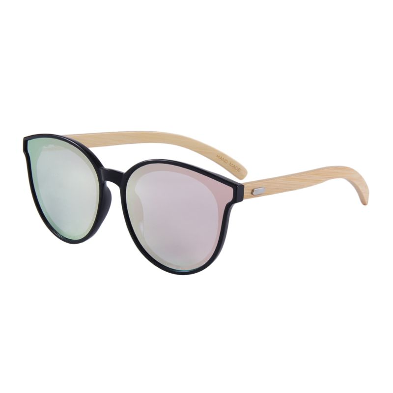 Women Men Travel Popular Uv400 Protect Eyes Bamboo Sunglasses