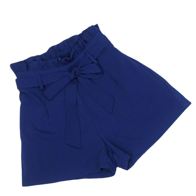 Women's Shorts Bow Belt