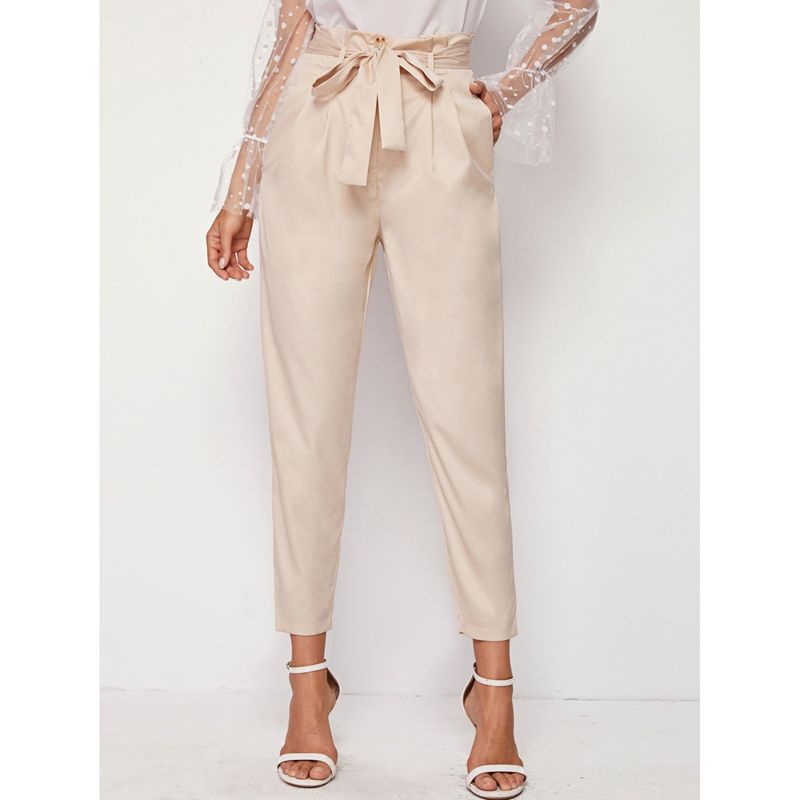 Women's Suit Trousers Professional Loose Nine-Point Pants Slim High-Waist Straight-Leg Slim Casual Pants