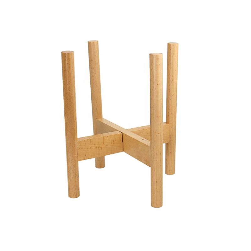 Wood Plant Stand | Wood Plant Holder | Indoor Flower Pot Decor