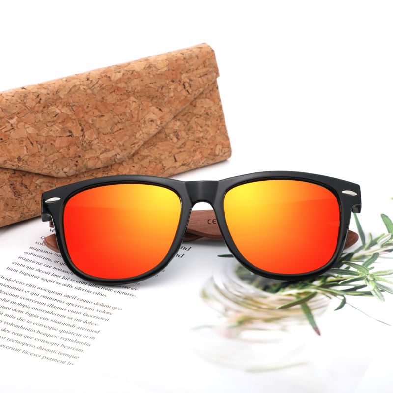 Wood Sunglasses Uv400 Polarized Bamboo Wooden Sunglasses Men Women