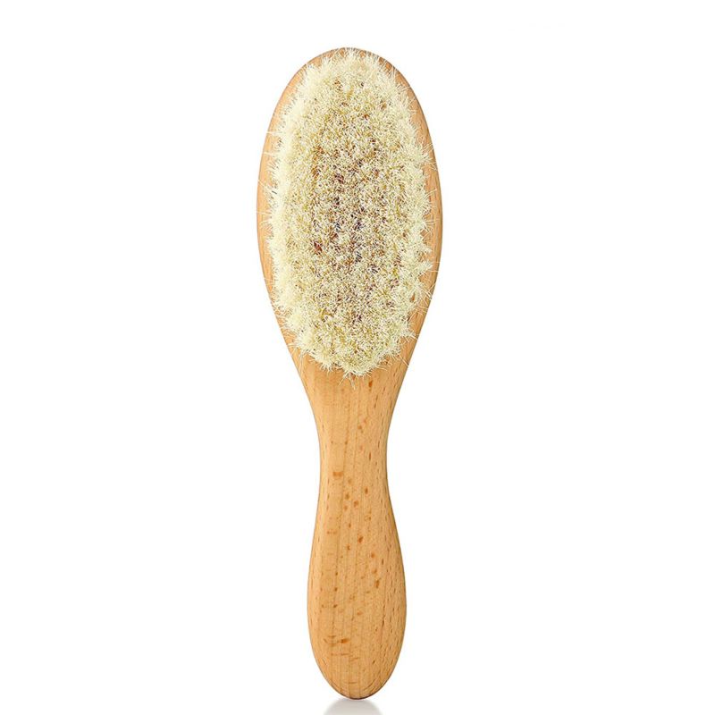 Wooden Baby Soft Hair Brush and Comb