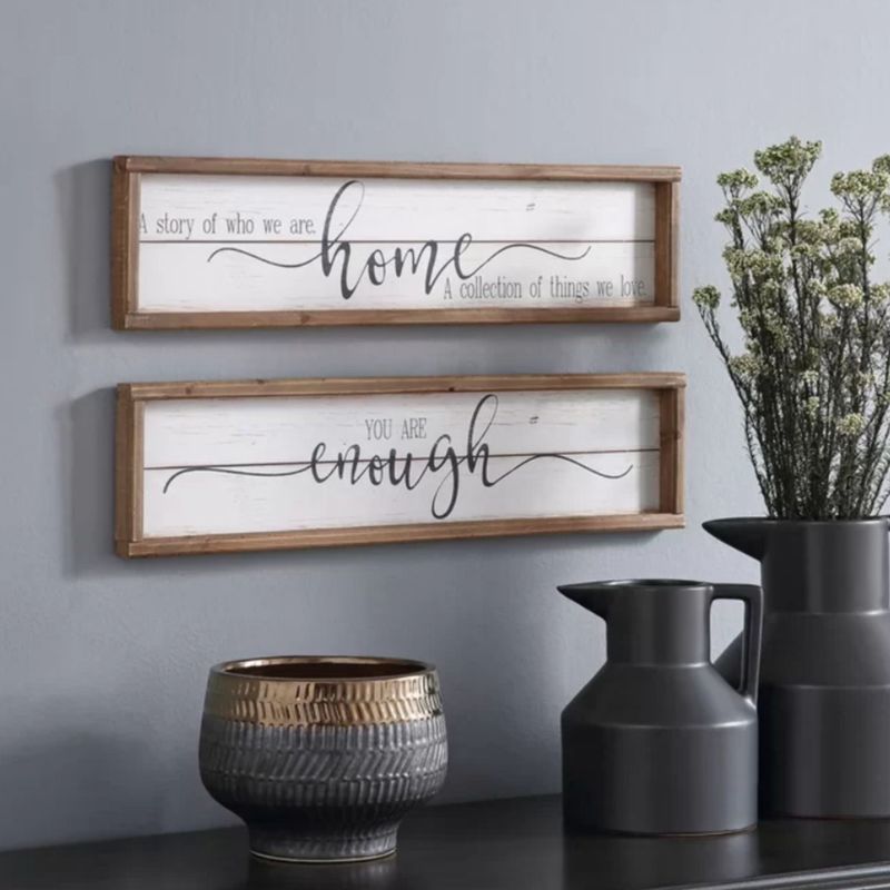 Xingcheng Diy Wooden Framed Sign Blank Rustic Home Decoration Wood Signs Blank Craft