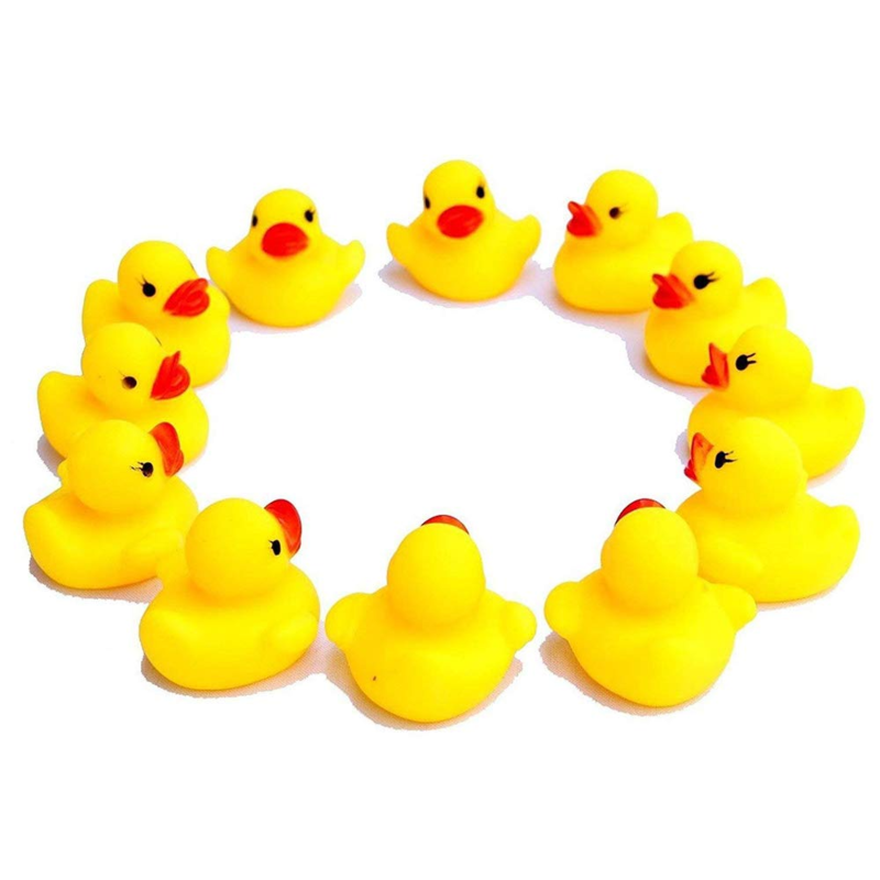 Yy0061 Baby Bath Toy Pato De Goma Novelty Place Float and Squeak Rubber Duck Ducky for Kids